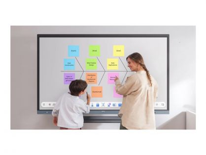 BenQ Board Essential RE8604 - 86" Diagonal Class RE04 Series LED-backlit LCD display - education - with touchscreen (multi touch) - Android - 4K UHD (2160p) 3840 x 2160 - direct-lit LED