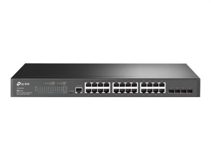 TP-Link JetStream TL-SG3428 V2.26 - Switch - Managed - 24 x 10/100/1000 + 4 x Gigabit SFP - rack-mountable
