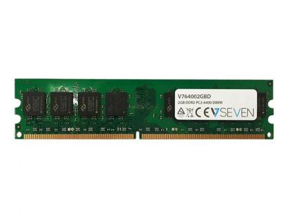 V7 - DDR2 - module - 2 GB - DIMM 240-pin - 800 MHz / PC2-6400 - unbuffered