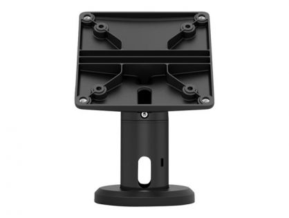 Compulocks VESA Tilting Kiosk Stand 4" with Cable Management - Stand - for tablet - black - mounting interface: 100 x 100 mm - pole mount