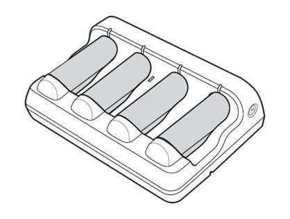 FOUR BAY SPARE BATTERY CHARGER .