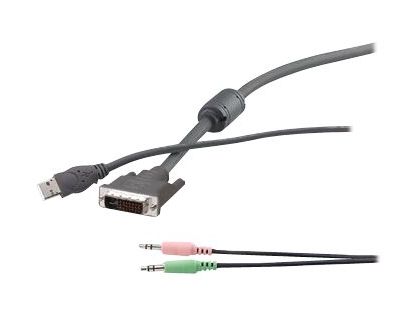 Belkin OmniView - video / USB / audio cable kit - 3 m