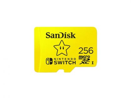 SanDisk Nintendo Switch - Flash memory card - 256 GB - UHS-I U3 - microSDXC UHS-I - for Nintendo Switch