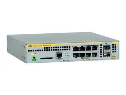 Allied Telesis AT x230-10GP - switch - 8 ports - Managed - rack-mountable