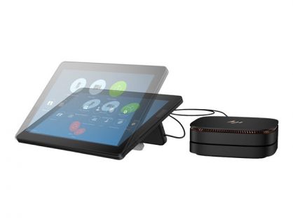 HP Elite Slice G2 Audio Ready with Zoom Rooms - USFF - Core i5 7500T 2.7 GHz - vPro - 8 GB - SSD 128 GB - LCD 12.3"