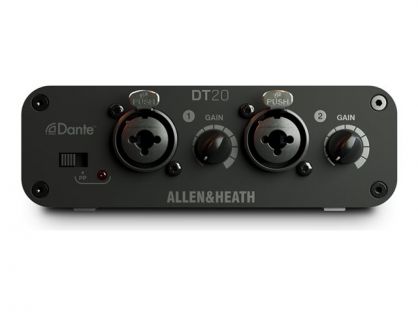 Allen & Heath Everything I/O DT20 Dante analog audio input interface