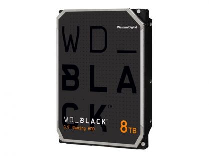 WD Black WDBSLA0080HNC - Hard drive - 8 TB - internal - 3.5" - SATA 6Gb/s - 7200 rpm - buffer: 256 MB
