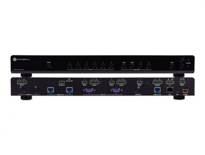 Atlona AT-UHD-CLSO-612ED - video/audio/infrared/serial switch - 6 ports - rack-mountable