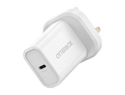 OtterBox - Power adapter - 20 Watt - PD (24 pin USB-C) - white - United Kingdom