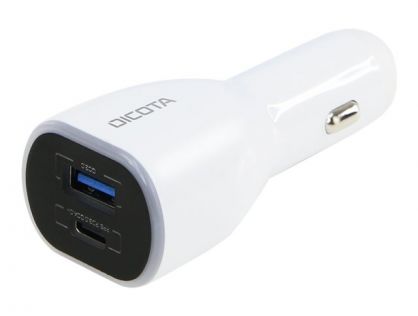 DICOTA Universal PRO car power adapter - USB Type A, 24 pin USB-C - 100 Watt