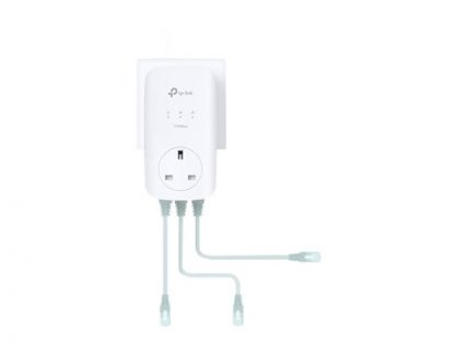 TP-Link TL-PA8033P KIT V4 - Starter Kit - powerline adapter kit 3-port switch - 1GbE, HomePlug AV (HPAV), HomePlug AV (HPAV) 2.0, IEEE 1901 - wall-pluggable
