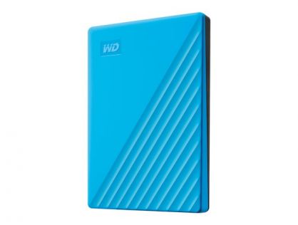 WD My Passport WDBYVG0020BBL - Hard drive - encrypted - 2 TB - external (portable) - USB 3.2 Gen 1 - 256-bit AES - blue