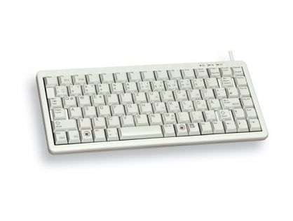 CHERRY Compact-Keyboard G84-4100 - keyboard - German - light grey Input Device