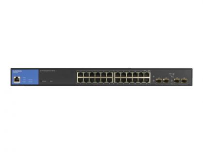 Linksys LGS328PC - switch - 24 ports - Managed - rack-mountable - TAA Compliant