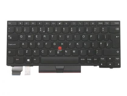 Primax - notebook replacement keyboard - with Trackpoint - QWERTY - UK - black Input Device