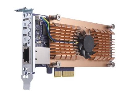 QNAP QM2-2S10G1T - storage controller - SATA - PCIe 2.0 x4