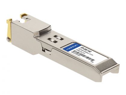 AddOn - SFP+ transceiver module (equivalent to: Cisco SFP-10G-T, Cisco SFP-10G-T-S=, Cisco GLC-T-10G) - 10GbE - 1000Base-TX, 100Base-TX, 10GBase-T - RJ-45 - up to 30 m - TAA Compliant - for P/N: SFP-10G-T-0DB-AO