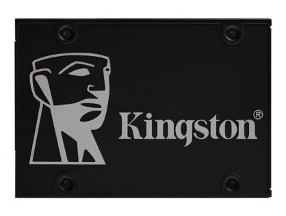 Kingston KC600 - SSD - encrypted - 1 TB - internal - 2.5" - SATA 6Gb/s - 256-bit AES - TCG Opal Encryption, Self-Encrypting Drive (SED)