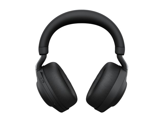 Jabra Evolve2 85 MS Stereo - Headset - full size - Bluetooth - wireless, wired - active noise cancelling - 3.5 mm jack - noise isolating - black - Certified for Microsoft Teams