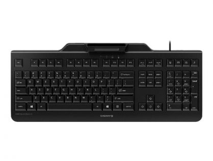 CHERRY SECURE BOARD 1.0 - keyboard - with NFC - Pan Nordic - black Input Device