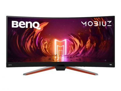 BenQ Mobiuz EX3410R - LED monitor - curved - 34" - 3440 x 1440 UWQHD @ 144 Hz - VA - 350 cd/m² - 3000:1 - DisplayHDR 400 - 1 ms - 2xHDMI, DisplayPort - speakers with subwoofer