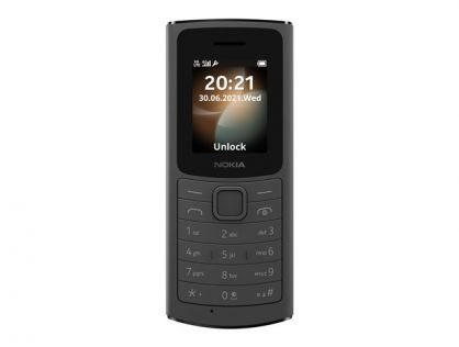 Nokia 110 4G - black - 4G feature phone - 48 MB - GSM