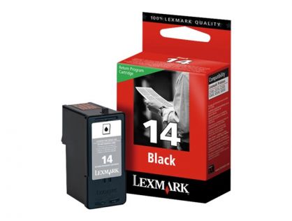 Lexmark Cartridge No. 14 - black - original - ink cartridge - LRP