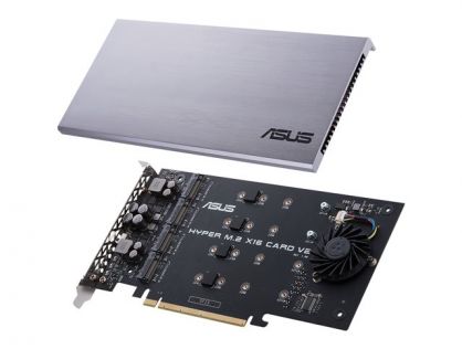 ASUS HYPER M.2 X16 CARD V2 - Interface adapter - M.2 - Expansion Slot to M.2 - M.2 Card - PCIe 3.0 x16