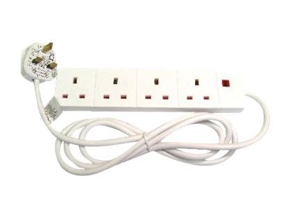 Cables Direct 4 Way Power Block - power strip