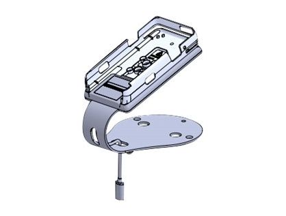 SpacePole Solo card reader mounting kit