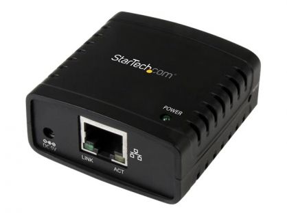 StarTech.com 10/100Mbps Ethernet to USB 2.0 Network Print Server - Windows 10 - LPR - LAN USB Print Server Adapter (PM1115U2) - print server - USB 2.0 - 10/100 Ethernet