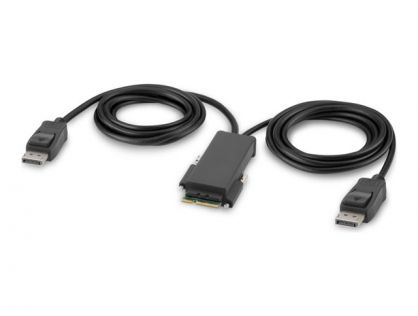 Belkin Secure Modular DP Dual Head Console Cable - video cable - DisplayPort - TAA Compliant - 1.83 m