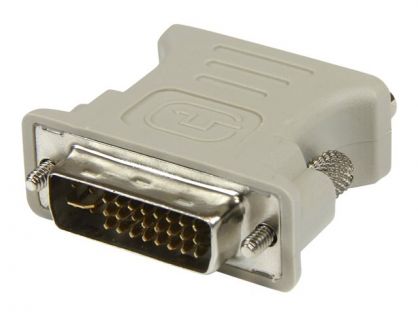 StarTech.com DVI to VGA Cable Adapter - DVI (M) to VGA (F) - 1 Pack - Male DVI to Female VGA (DVIVGAMF) - VGA adapter