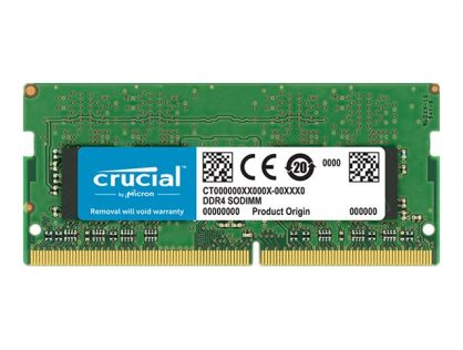 Crucial - DDR4 - module - 32 GB - SO-DIMM 260-pin - 3200 MT/s / PC4-25600 - CL22 - 1.2 V - unbuffered - non-ECC
