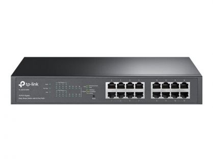TP-Link TL-SG1016PE - switch - 16 ports - smart - rack-mountable