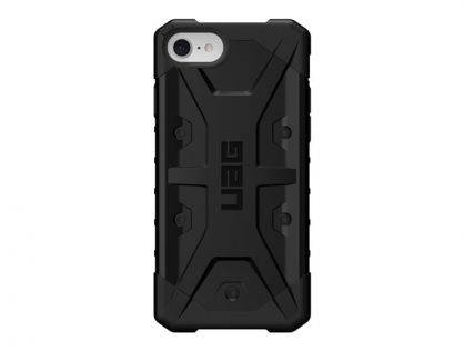 UAG Rugged Case for Apple iPhone SE (2022) [4.7-in] - Pathfinder Black - Back cover for mobile phone - black - 4.7" - for Apple iPhone 7, 8, SE (2nd generation), SE (3rd generation)