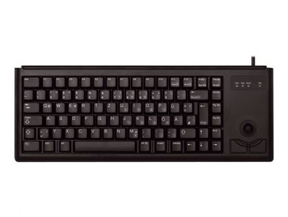 CHERRY Compact-Keyboard G84-4400 - keyboard - US - black Input Device
