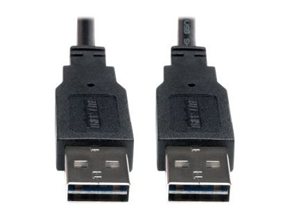 Eaton Tripp Lite Series Universal Reversible USB 2.0 Cable (Reversible A to Reversible A M/M), 10 ft. (3.05 m) - USB cable - USB to USB - 3.05 m