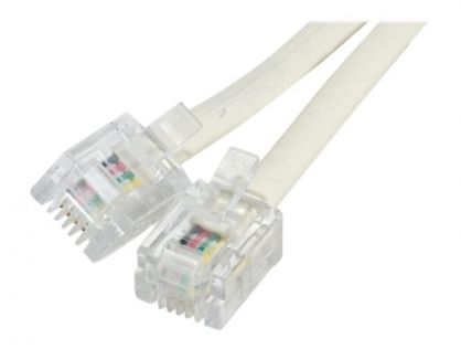 Hypertec ProConnectLite phone cable - 7 m - ivory