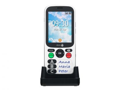 DORO 780X IUP - black, white - 4G feature phone - 4 GB - GSM
