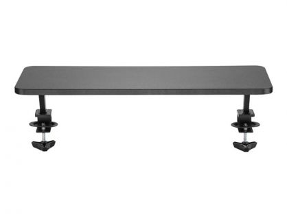 Tripp Lite Clamp-On Monitor Riser - Antimicrobial Protection, 25.6 in. (65 cm) stand - for monitor / TV / notebook / printer - black