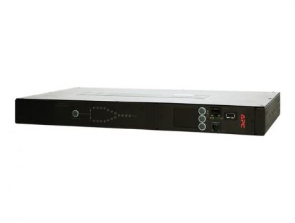 APC Rack Automatic Transfer Switch AP4452 - Redundant switch (rack-mountable) - AC 120 V - Ethernet 10/100, RS-232, USB - output connectors: 10 - 1U - black