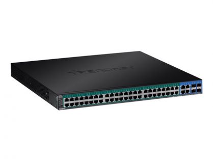 TRENDnet TPE 5240WS - switch - 52 ports - smart - rack-mountable - TAA Compliant