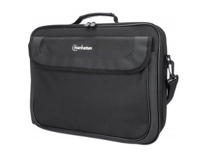 CAMBRIDGE LAPTOP BAG 15.6IN- BLACK CLAMSHELL