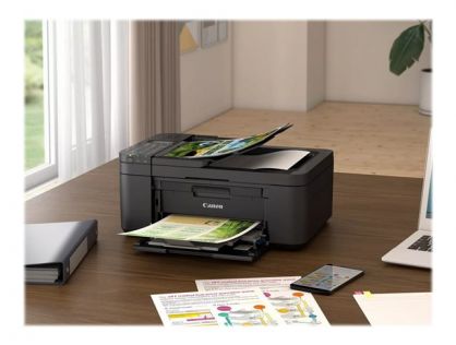 Canon PIXMA TR4650 TR 4650 - Multifunction printer - colour - ink-jet - A4 (210 x 297 mm), Legal (216 x 356 mm) (original) - A4/Legal (media) - up to 6.4 ppm (copying) - up to 8.8 ipm (printing) - 100 sheets - 33.6 Kbps - USB 2.0, Wi-Fi(n)