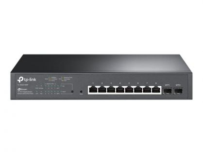 TP-Link JetStream TL-SG2210MP - Switch - smart - 8 x 10/100/1000 (PoE+) + 2 x SFP - rack-mountable - PoE+ (150 W)