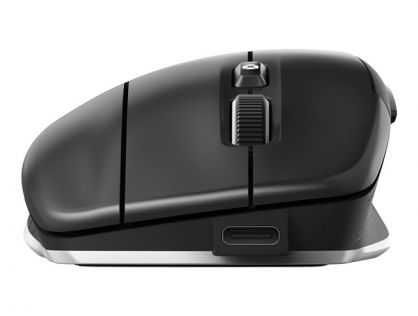 3Dconnexion CadMouse Compact Wireless - Mouse - ergonomic - optical - 7 buttons - wireless, wired - Bluetooth, 2.4 GHz, USB