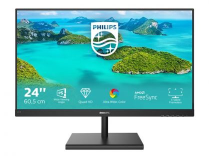 Philips E-line 245E1S - LED monitor - 24"