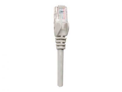 Intellinet Network Patch Cable, Cat5e, 20m, Grey, CCA, U/UTP, PVC, RJ45, Gold Plated Contacts, Snagless, Booted, Lifetime Warranty, Polybag - patch cable - 20 m - grey