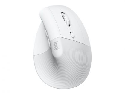 Logitech Lift for Mac - vertical mouse - Bluetooth - off-white